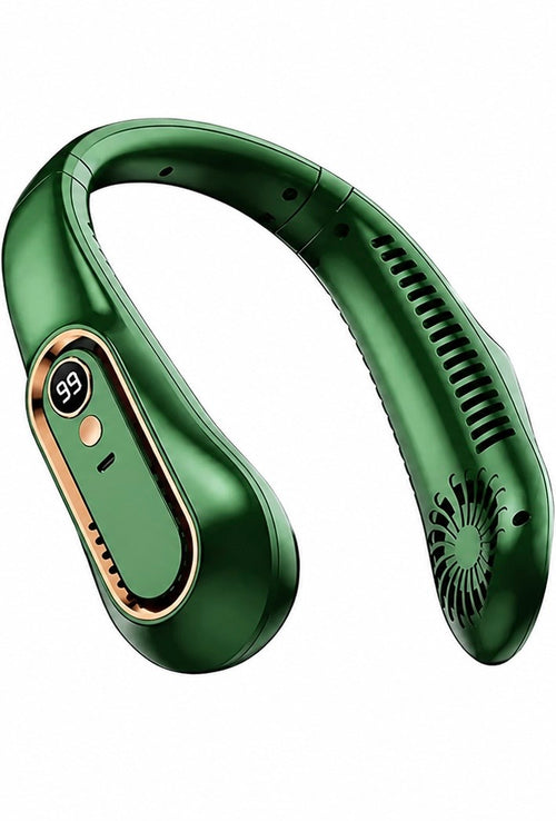 Tragbarer Mini-Halsventilator mit Digitalanzeige